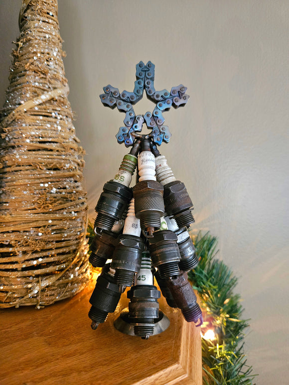 Spark Plug Christmas Tree