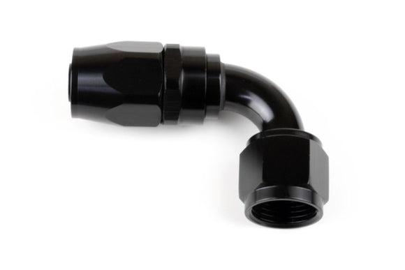 RaceFlux: 90-DEGREE Double Swivel Seal AN Hose End Fitting