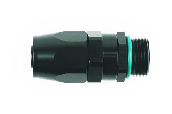 RaceFlux: STRAIGHT Swivel AN Hose End to Male O-Ring Boss Fitting