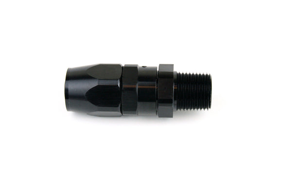 RaceFlux: STRAIGHT Swivel AN Hose End to Male NPT Fitting